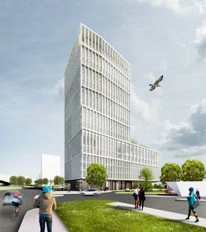 "Baukomplex am Riebeckplatz" | Wettbewerb Beitrag (Bild 1/10)