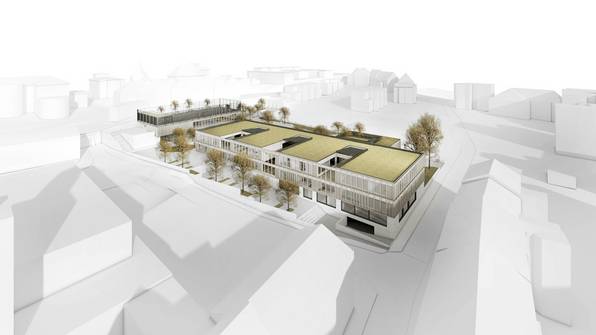 Neubau einer 3-zügigen Grundschule | einschließlich Hort und Sporthalle in der Schimmelstraße Halle (Saale) (Bild 6/11)