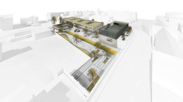 Neubau einer 3-zügigen Grundschule | einschließlich Hort und Sporthalle in der Schimmelstraße Halle (Saale) (Bild 7/11)