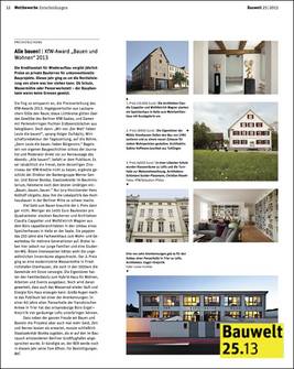 Bauwelt Bericht | Preisverleihung "Bauen und Wohnen" (Bild 1/1)